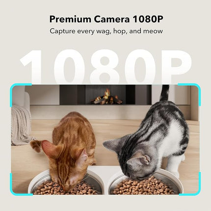 PETLIBRO Automatic Cat Feeder with Camera for Two Cats, 1080P HD Video with Night Vision, 5G WiFi
