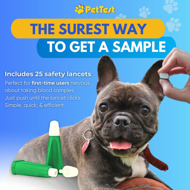 PetTest Pet Glucose Monitor Kit for Dogs and Cats, Blood Sugar Test Meter