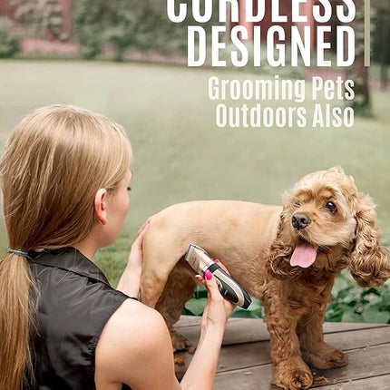 oneisall Low Noise Dog Clippers Grooming Kit for Dogs Cats Pets