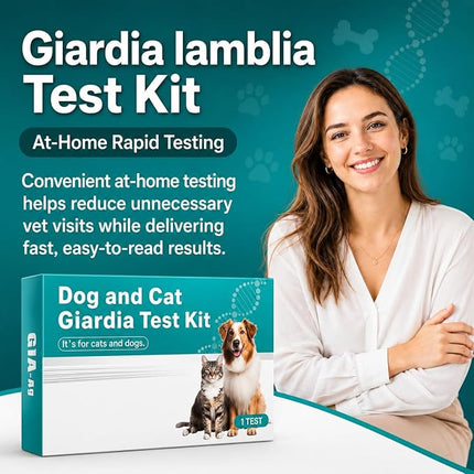 1Test Fast Giardia Test Kit for Dogs and Cats - for Home