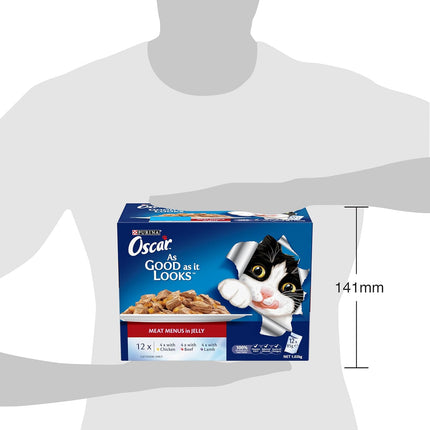 FELIX As Good As It Looks Adult Wet Cat Food Meat Menus in Jelly 60x85g