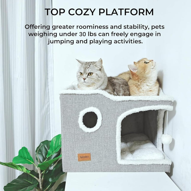 Large Cat Bed for Indoor Cats