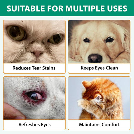 Eye Drops for Dogs and Cats 100ml, Natural