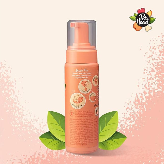 Pet Head Dog Grooming Deodoriser Foam, Quick Fix Foam, for A Simple Dry, Waterless Shampoo for All Dogs