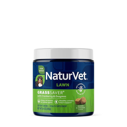 NaturVet GrassSaver Supplement for Dogs - 120 Soft Chews