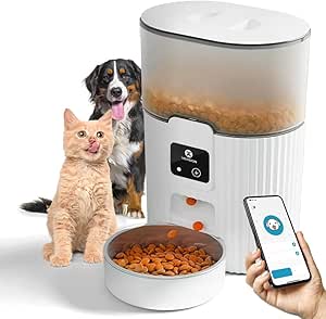 XVersion 3L Automatic Dog Feeders with APP & WiFi Pet Food Dispenser for Cat & Dog