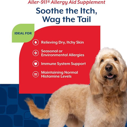 NaturVet Aller-911 Dog Allergy Support Scoopables Food Topper - 11oz
