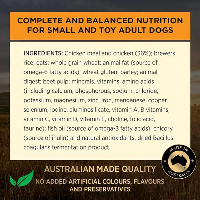 Purina Pro Plan Adult Dry Dog Food Small and Toy Breeds Chicken 2.5kg