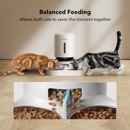 PETLIBRO Automatic Cat Feeder with Camera for Two Cats, 1080P HD Video with Night Vision, 5G WiFi