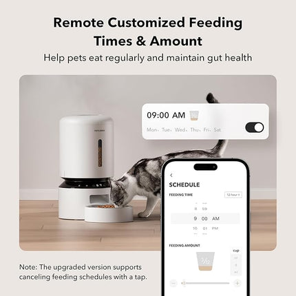 PETLIBRO Granary Automatic Cat Feeder, Smart WiFi App Control (2.4GHz/5GHz)