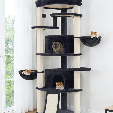 Corner Cat Tree, All Sisal Multi-Cat Scratching Posts