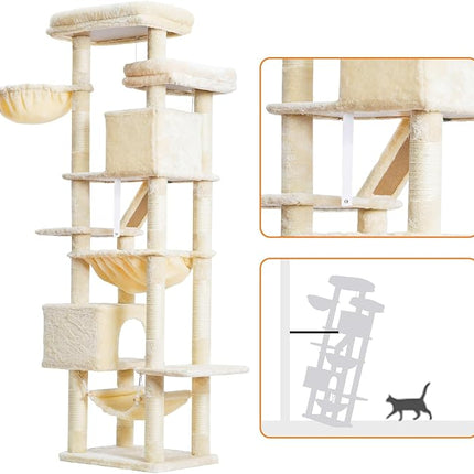 Heybly HCT034M Cat Scratching Post 180 cm Beige