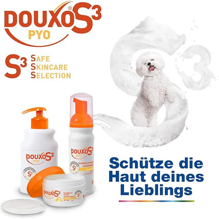 Douxo S3 CEVA Pyo Pads | Pack of 30 | Cleaning Pads for Dogs and Cats | For Cleaning and Disinfecting the Skin | For Bacterial and/or Yeast Related Imbalance