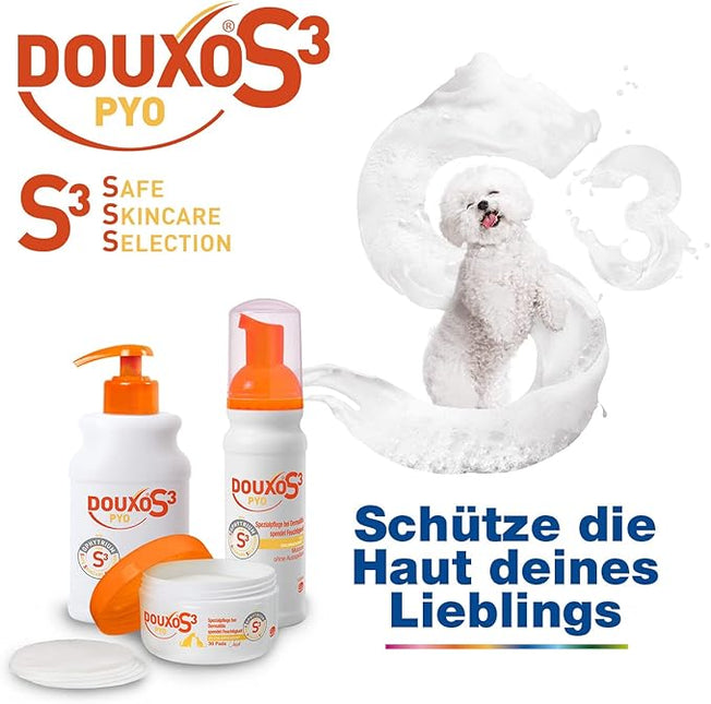 Douxo S3 CEVA Pyo Pads | Pack of 30 | Cleaning Pads for Dogs and Cats | For Cleaning and Disinfecting the Skin | For Bacterial and/or Yeast Related Imbalance