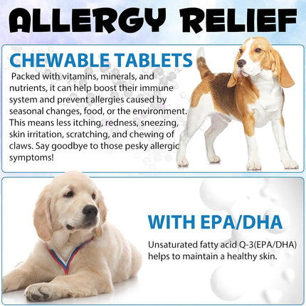 Allergy Relief Immune Chews for Dogs | Peking Duck Flavour | 150 Soft Chews
