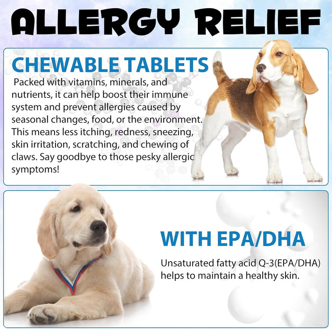 Allergy Relief Immune Chews for Dogs | Peking Duck Flavour | 150 Soft Chews