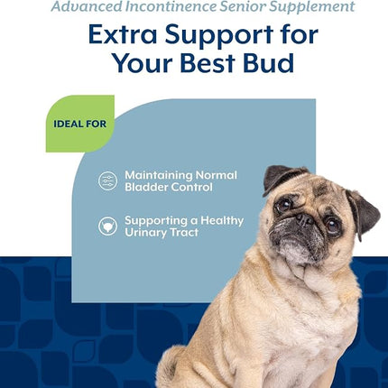 NaturVet Senior Advanced Incontinence Dog Supplement - 60 Ct