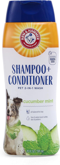 Arm & Hammer 2-in-1 Cucumber Mint Shampoo and Conditioner