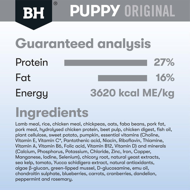 Black Hawk Puppy Large Breed Lamb and Rice Dry Dog Food 3 Kg