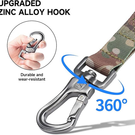 EXCELLENT ELITE SPANKER Tactical Bungee Dog Leash Military Dog Leash Adjustable Tactical Leash Elastic Leads Rope with 2 Control Handle (MCP)