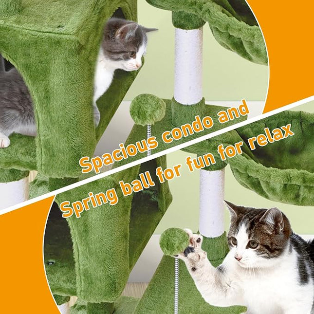 Cat Tree Cat Tower Condo Pet Activity Center Sisal Scratching Post