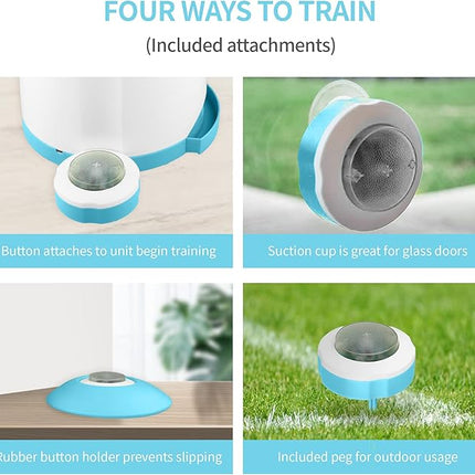 PETGEEK Automatic Dog Treat Dispenser with Button - Puzzle Memory Training Feeder