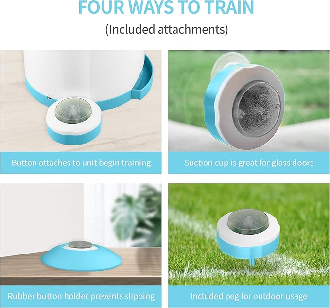 PETGEEK Automatic Dog Treat Dispenser with Button - Puzzle Memory Training Feeder