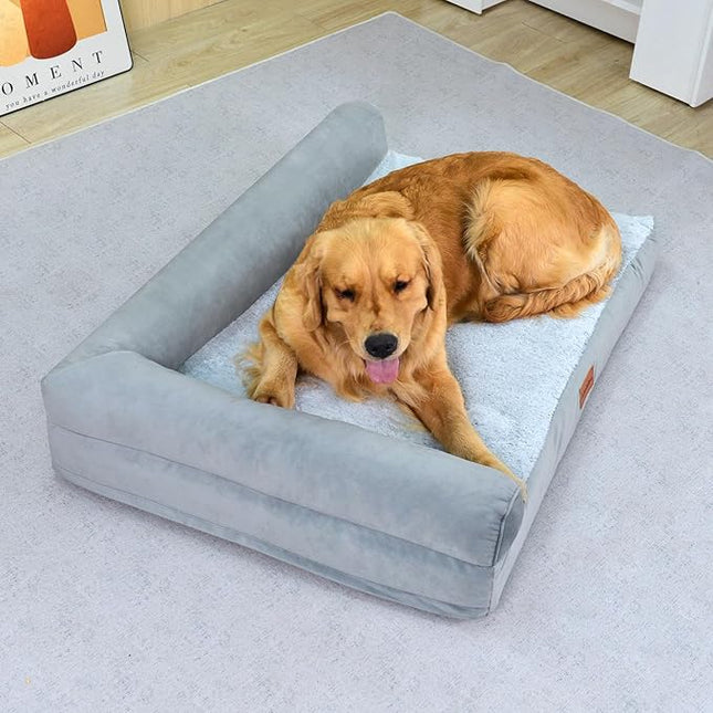 Large Dog Bed，Orthopedic Pet Sofa for Medium，Large Dogs