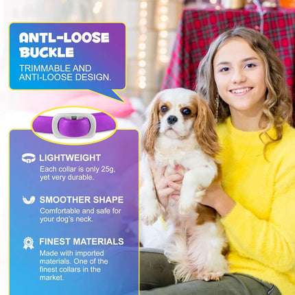 Calming Collar for Dogs, 3 Packs Dog Anxiety Relief,60 Days