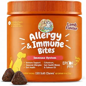 Pet Purely Allergy and Immune Chews Lamb Flavour,120 Chews