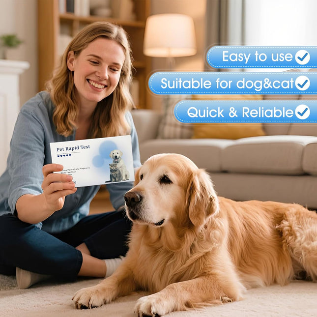 Dog & Cat Urine Pregnancy Test Kit at Home, 5-Minute Fast & Accurate Results up to 99%