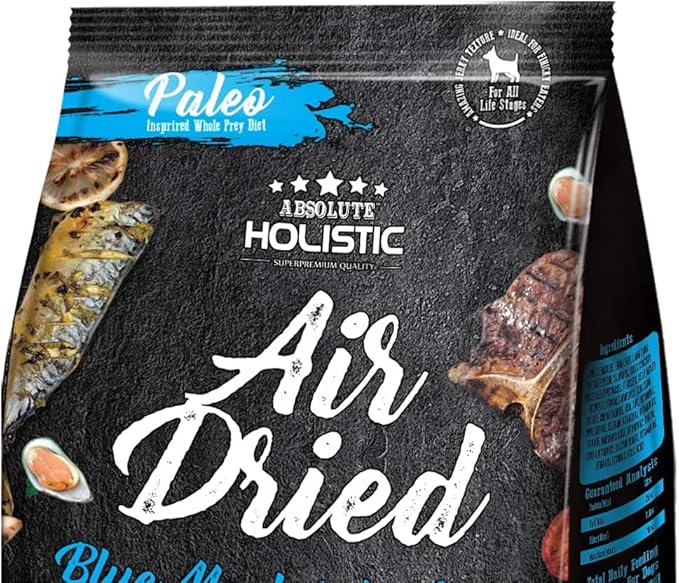 Absolute Holistic Air Dried Dog Food, Blue Mackerel and Lamb 1 kg