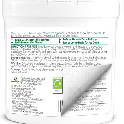 Vet’s Best Professional Eye & Ear Wipes for Dogs