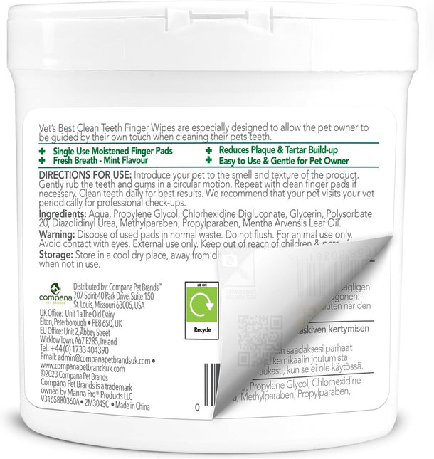 Vet’s Best Professional Eye & Ear Wipes for Dogs