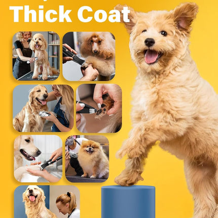 oneisall Dog Clippers Grooming Kit for Thick Coats & Heavy Duty