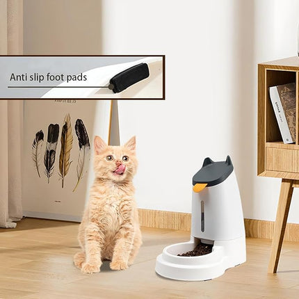 Automatic Cat Feeder,Gravity-Controlled Feeder and Dispenser