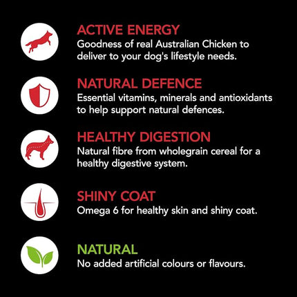 Supercoat Adult Chicken Dry Dog Food 18 Kg.