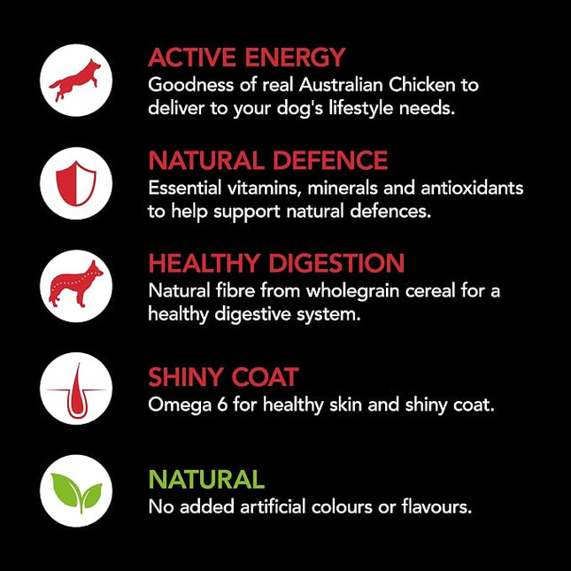 Supercoat Adult Chicken Dry Dog Food 18 Kg.