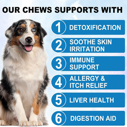 Allergy Relief Immune Chews for Dogs | Peking Duck Flavour | 150 Soft Chews