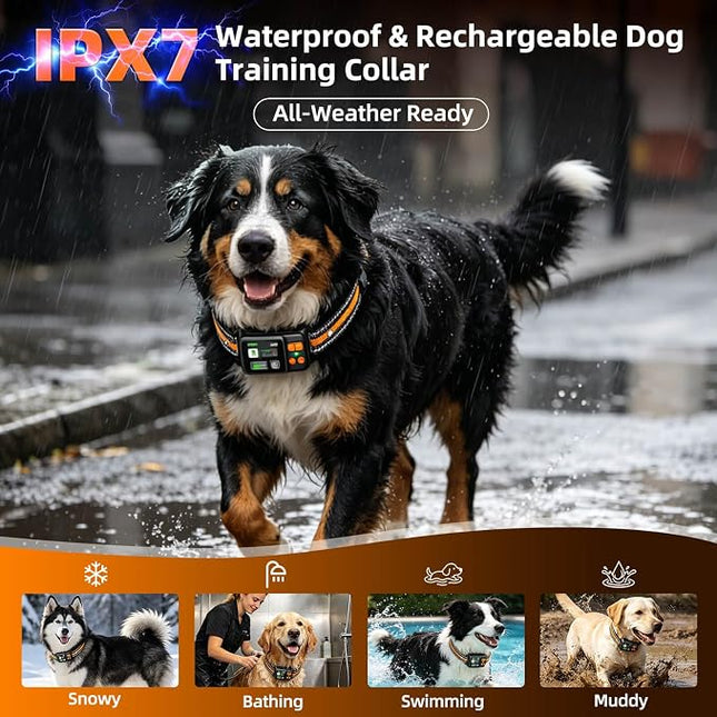GPS Wireless Dog Fence Collar System 2 Mode Boundary IPX7 No Monthly Fee | 2026 GPS Chip Invisible Virtual Fence