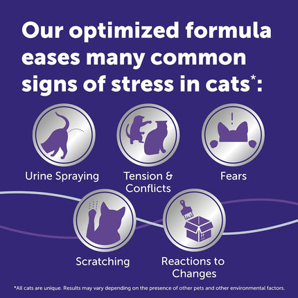 FELIWAY Optimum 30 Day Cat Calming Refills for Pheromone Diffuser,48ml Value Pack - Helps Reduce Common Signs of Stress in Cats & Kittens,Enhanced Calming,(Pack of 12)
