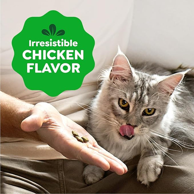 FELINE GREENIES SMARTBITES Hairball Control Natural Cat Treats Chicken Flavor, (10) 4.6 oz. Pouches