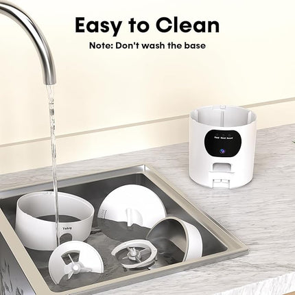 Automatic Cat Feeder with Camera WiFi, Timed Automatic Dog Feeder with Pet Camera: 2-Way Audio, Auto Cat Food Dispenser - HD 1080P Video
