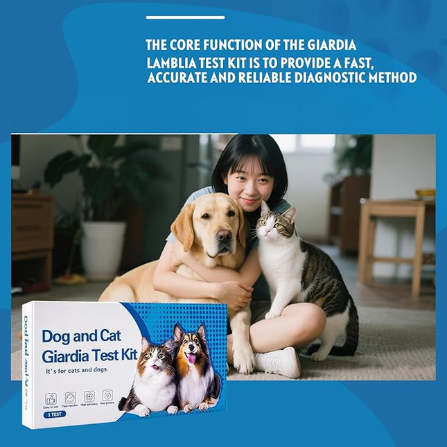 Giardia Test Kit for Cats and Dogs 2pc