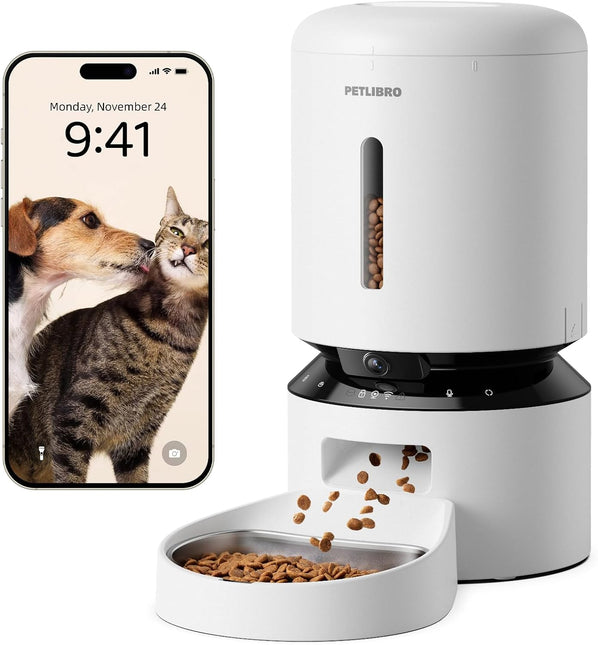 Peltibro Automatic Pet Feeder with Camera