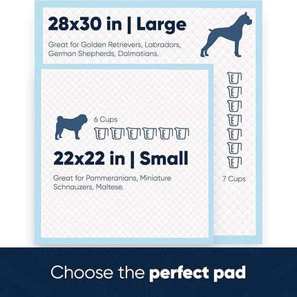 American Kennel Club Charcoal Puppy Training Pads, with Anti-Slip Adhesive Backing, Quick Dry Gel and Activated Carbon Odor Control - 22 x 22-60 Count
