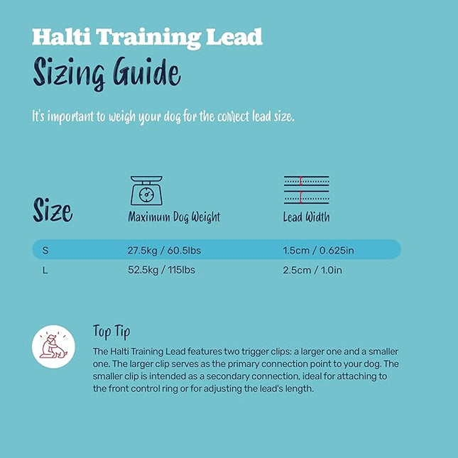 The Company Of Animals 42341 Halti Training Lead for Dogs, Large, Black