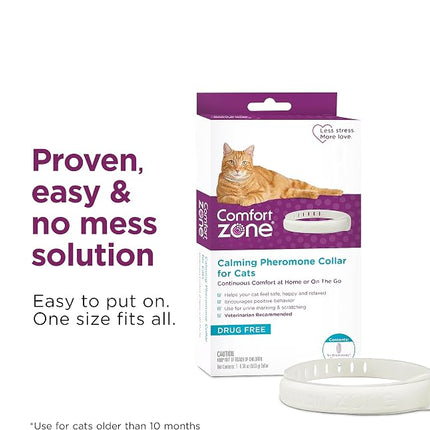 Comfort Zone Cat Calming Collar Value Pack: 4 30-Day Collars