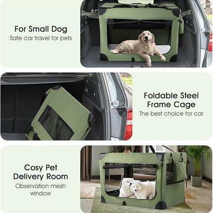 Pet Scene Soft Dog Crate 102x69x69CM Large Size for Pet Dogs Cat