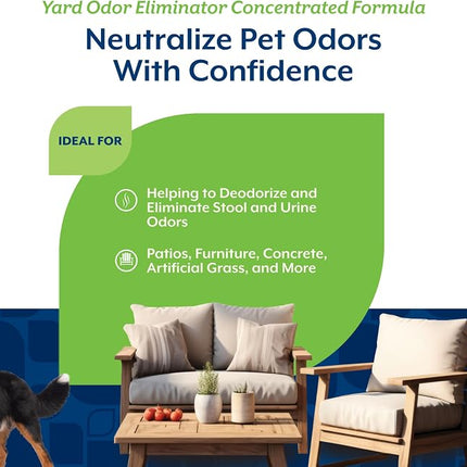 NaturVet Yard Odor Eliminator for Outdoor Dog Odors- 32 oz